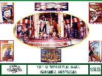 Circus Gallerie with the ring master, Flying Trapeze, a lion, and lot more, it is located in Autralia