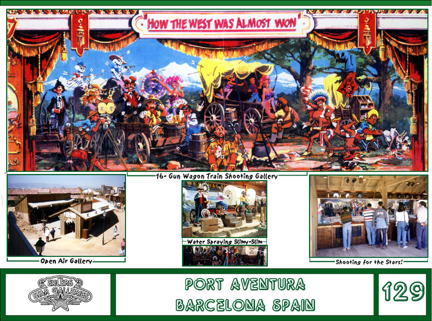 This is a blown up picture of the 129 Covered Wagon & Train, click here go back to Western Exterior List