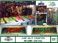 this is a 12 gun shooting gallerie with Robin Hooh and Little John on the Sherwood Forest, This gallery has an Animated Tree